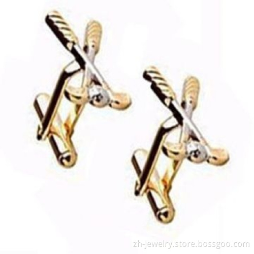 Alloy/Zinc-alloy Cufflinks, Customized Shapes are Accepted